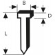 BOSCH Gwóźdź, typ 47, 1,8 x 1,27 x 16 mm 1609200376