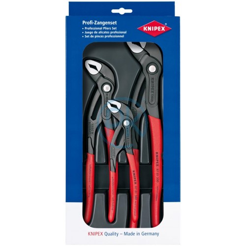 KNIPEX Zestaw szczypiec do rur COBRA 180, 250, 300 mm 002009V02