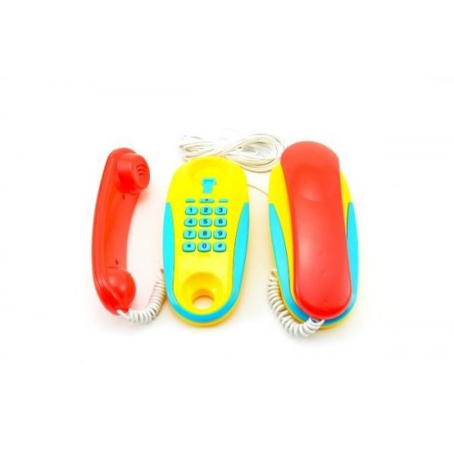 Teddies Telefon z tworzywa sztucznego 2 szt., 7 m zasięgu 00410115