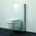 GEBERIT Monolith Moduł sanitarny do wc wiszącego szkło białe/aluminium 131.021.SI.5