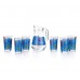BANQUET Blue Flower Komplet szklanek 6 szt. z dzbankiem 04D223803BCB7
