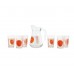 VETRO-PLUS Orange 7 częściowy zestaw szklanek 220 ml + dzbanek 1L 04D223803ORBT7