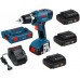 BOSCH GSR 14,4-2 Li 3xAKU Wiertarko-wkrętarka 0.615.990.FD6