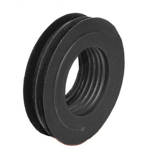 NÝVLT H4/117 wewnętrzna manszeta przyłączeniowa WC, guma karbowana, czarna, 58 × 33 mm