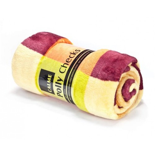 VETRO-PLUS Koc z mikrofibry Polly, 140x200cm, Checks 1011MP001 VETRO-PLUS Koc z mikrofibry Polly, 140x200cm, Checks 1011MP001