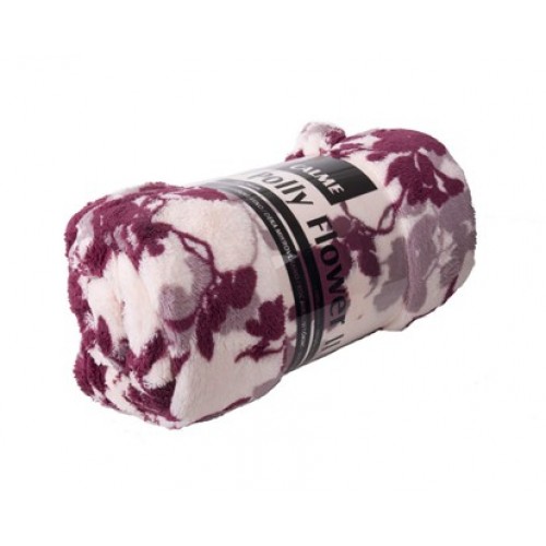 VETRO-PLUS Koc z mikrofibry Polly, 140x200cm, kwiat 1011MP008 VETRO-PLUS Koc z mikrofibry Polly, 140x200cm, kwiat 1011MP008