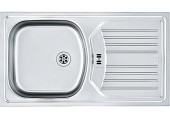 Franke ETN 614 NOVA 6/4 "78x43, zlew ze stali nierdzewnej (z korkiem) 101,0363,37
