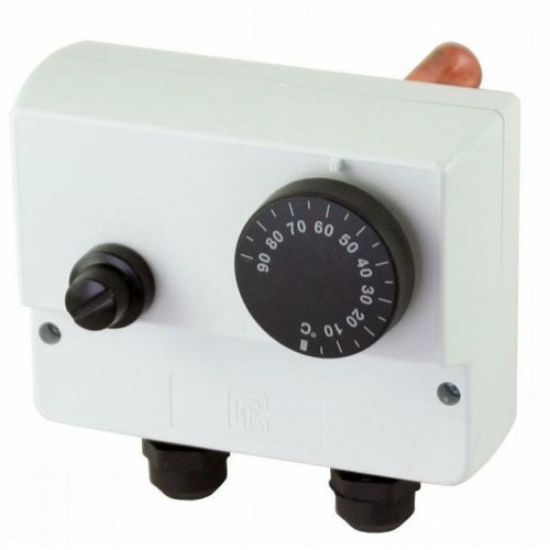REGULUS TS95H30.01 Termostat operacyjny 0-90°C, 100°C, czujnik 6,5x100mm 10771