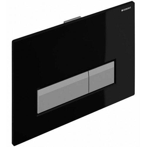 GEBERIT SIGMA 40 przycisk spłukujący do stelaża z odciągiem czarny 115.600.KR.1