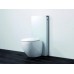 GEBERIT Monolith Moduł sanitarny do WC wiszącego, białe szkło/ aluminium 131.002.SI.1