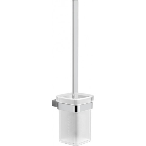 SAPHO EVEREST  Szczotka do WC z pojemnikiem naściennym, chrom  1313-08