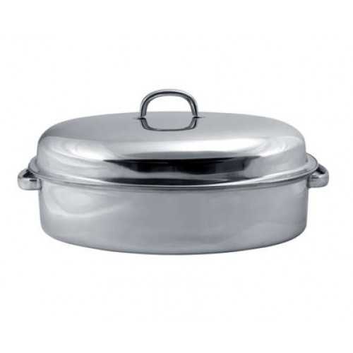BANQUET Owalna brytfanna z pokrywką ze stali nierdzewnej 38 cm 151935338