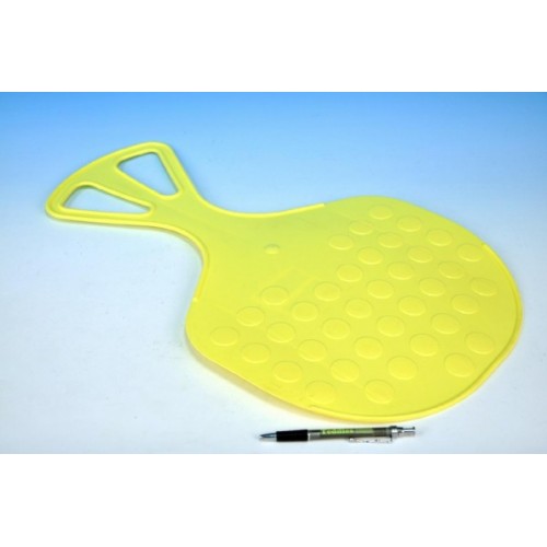 Śłizg Mrozik plastikowy 58x35cm żółty 18106222 Śłizg Mrozik plastikowy 58x35cm żółty 18106222