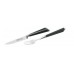 ALUZZI Zestaw 4 szt. sztućców 2 x nóż i 2  x widelec BLACK MAGIC 1829-027728 