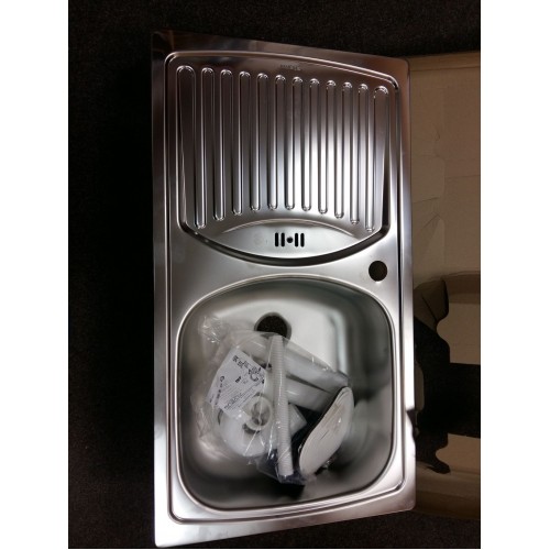 WYPRZEDAŻ!! ALVEUS zlewozmywak BASIC 150 satyna 1009158 POSIADA JUZ OTWÓR !!! WYPRZEDAŻ!! ALVEUS zlewozmywak BASIC 150 satyna 1009158 POSIADA JUZ OTWÓR !!!