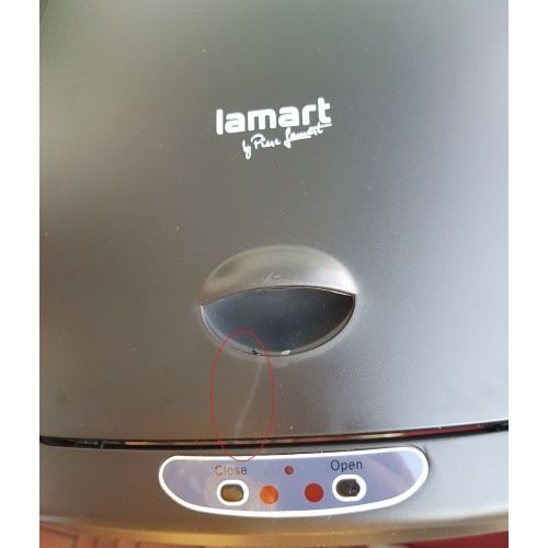 OUTLET! LAMART bezdotykowy kosz na odpady LT8049 45 l SENSOR, ZARYSOWANIE