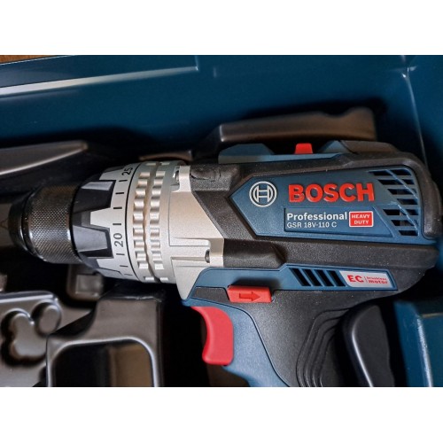 BOSCH GSR 18V-110 C Akumulatorowa wiertarko-wkrętarka 06019G0109