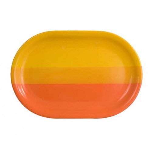BANQUET Talerz owalny / półmisek 30 cm żółty/pomarańczowy 202783OY