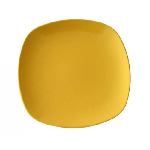 VETRO-PLUS Talerz płytki square 32,5cm żółty 203093120PL