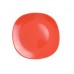VETRO-PLUS Talerz płytki square 32,5cm czerwony 203093872PL