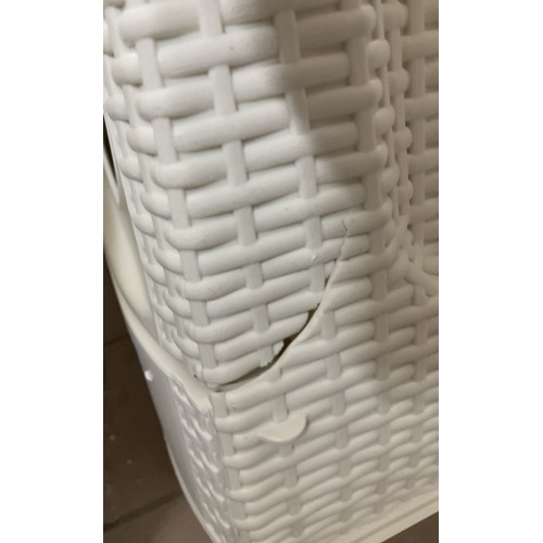 PRZECENA!!!CURVER RATTAN toaleta dla kotów 38,5 x 40 x 51 cm kremowy 00615-P16-USZKODZONA!