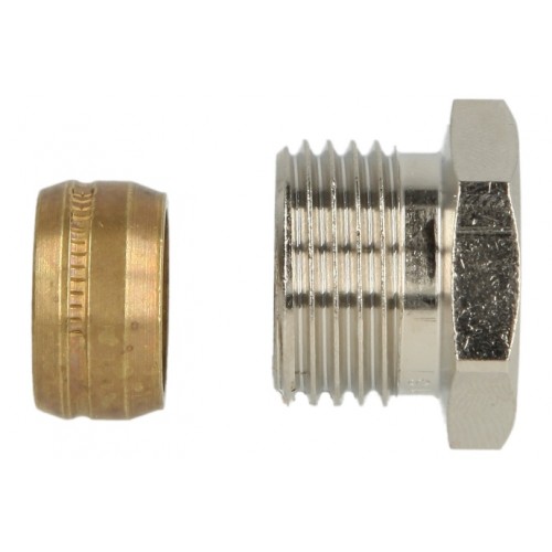 HEIMEIER Złączka zaciskowa gwintowana 16x1/2" DN 15, 2201-16.351