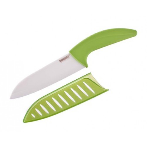 BANQUET Ceramiczny nóż Gourmet Ceramia Verde 24,5cm 25CK03G001