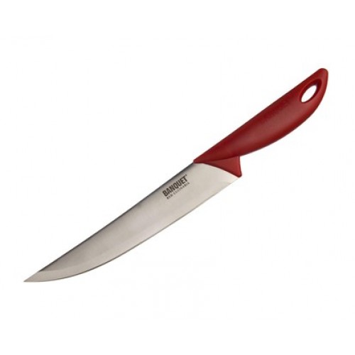 BANQUET Nóż stalowy 20 cm Czerwony Culinaria 25D3RC010