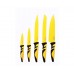 BANQUET 5 częściowy zestaw noży Symbio Giallo żółty/czarny 25LI008105G-A