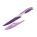 BANQUET Nóż ze stali nierdzewnej z osłoną Symbio New fioletowy 25LI0081129V-A