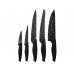 BANQUET 5 częściowy zestaw noży Nero Frizzante czarny 25LI008205