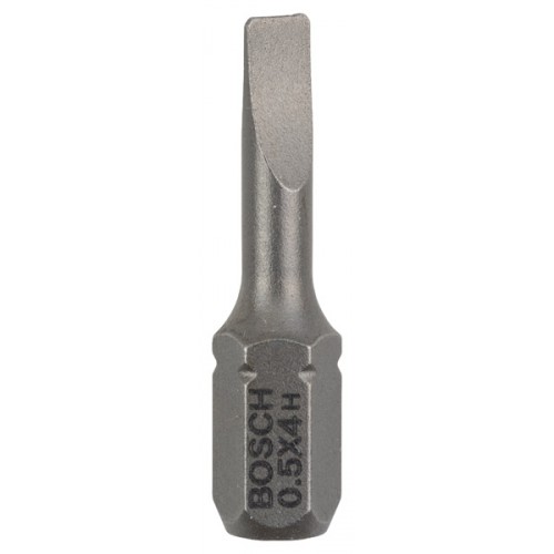 BOSCH Końcówka wkręcająca Extra Hart S 0,5x4,0, 25 mm 2607001457