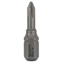 BOSCH Bit Extra Hard do wkrętarek PH 1, 25 mm 2607001510