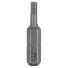BOSCH Bit Extra Hard do wkrętarek HEX 3, 25 mm 2607001722