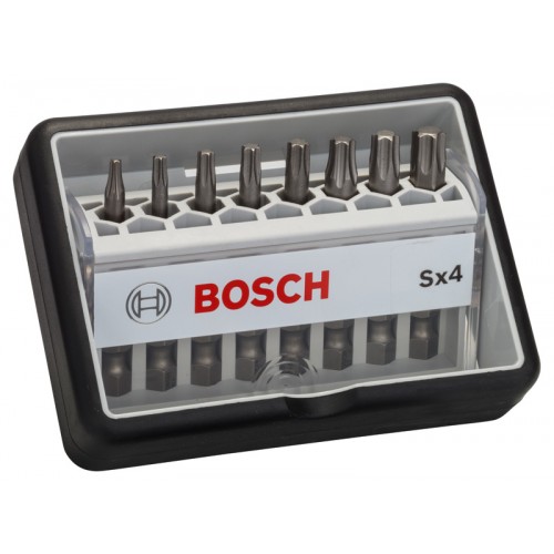 BOSCH 8-elem. zestaw bitów do wkrętarek Robust Line Sx T, wersja Extra Hard 2607002559