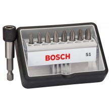 BOSCH 8+1-częściowy zestaw końcówek wkręcających Robust Line, S Extra-Hart 2607002560