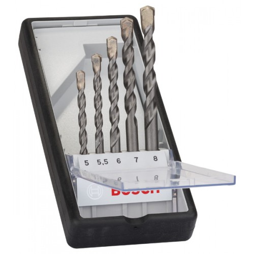 BOSCH 5-elem. zestaw wierteł do betonu CYL-3 Robust Line, 5–8 mm 2607010526