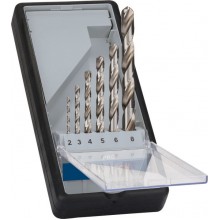 BOSCH 6-elem. zestaw wierteł do metalu Robust Line HSS-G, 135°, 2–8 mm 2607010529