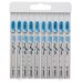 BOSCH 10-częściowy zestaw brzeszczotów do wyrzynarek Basic for Metal 2607010631