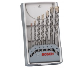 BOSCH 7-częściowy zestaw wierteł do betonu CYL-3 4, 5, 6, 6, 7, 8, 10 mm, 2607017082