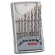 BOSCH 7-częściowy zestaw wierteł do betonu CYL-3 4, 5, 6, 6, 7, 8, 10 mm, 2607017082