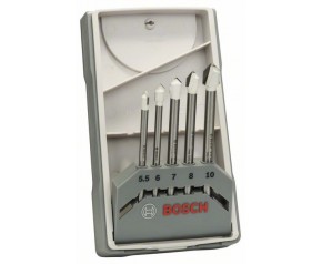 BOSCH CYL 9 Ceramic 5-częściowy zestaw wierteł do płytek ceramicznych, 2608587170