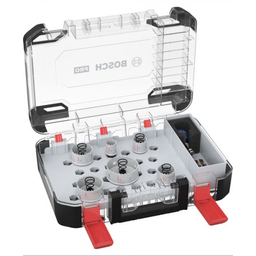 BOSCH Zestaw pił otwornic PRO Sheet Metal PC Plus, 8 szt. 2608594474