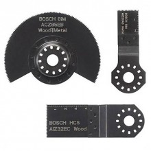 BOSCH 3-częściowy zestaw do płytek AIZ 20 AB (1x); ATZ 52 SC (1x); ACZ 85 LMT 2608662342