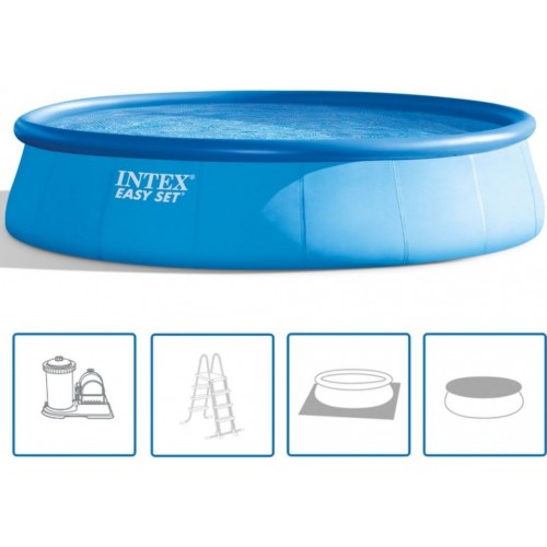 INTEX Easy Set Pool Basen 549 x 122 cm pompa kartuszowa 26176NP