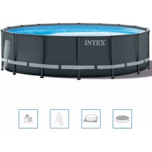 INTEX Ultra XTR Frame Pool Set Basen 549 x 132 cm z filtracją piaskową 26330GN