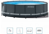 INTEX Ultra XTR Frame Pools Basen ramowy 610 x 122 cm z filtracją piaskową 26334NP