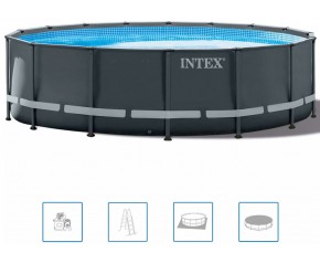 INTEX Ultra XTR Frame Pools Basen ramowy 610 x 122 cm z filtracją piaskową 26334NP