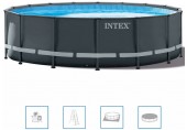 INTEX Ultra XTR Frame Pools Set Basen 732 x 132 cm z fitracją piaskową 26340NP