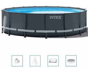 INTEX Ultra XTR Frame Pools Set Basen 732 x 132 cm z fitracją piaskową 26340NP